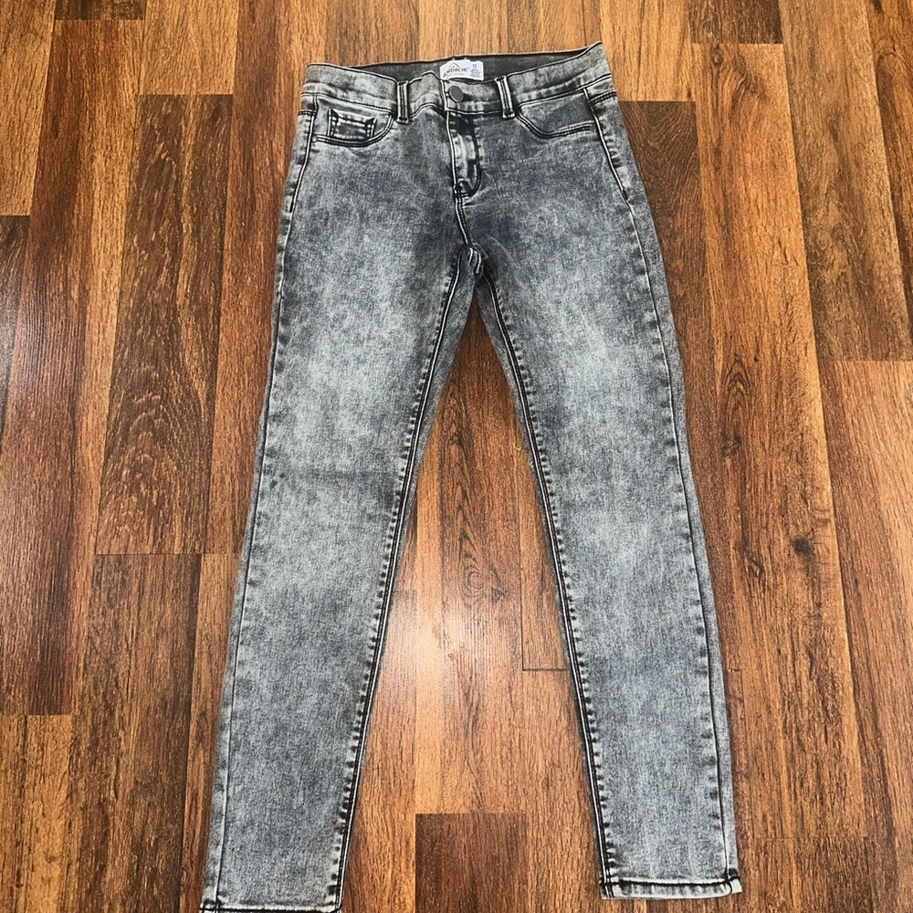 Jordache Dark Gray Denim Jeans women sezi 12